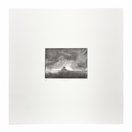 Niamh Spink ‘Stormy Mount’ Aquatint Etching