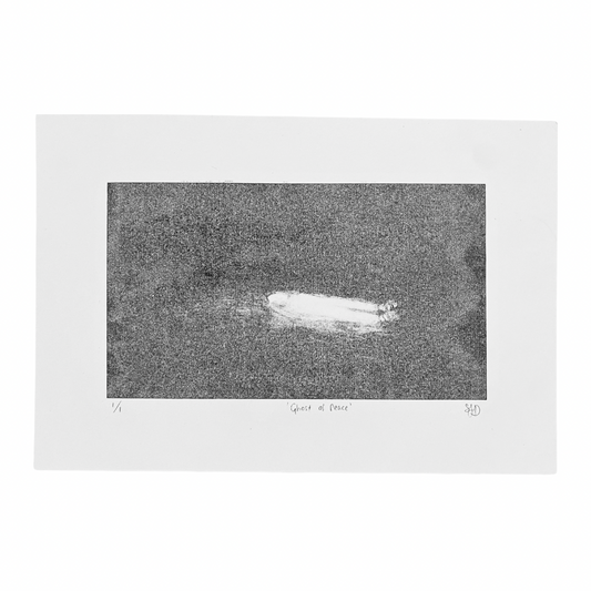 Sophie Duez Original Monotype • Ghost of Peace