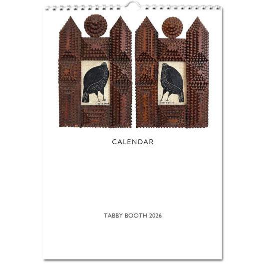 Tabby Booth Paintings Calendar 2026