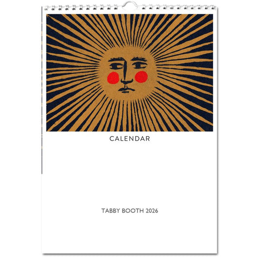 Tabby Booth Illustration Calendar 2026