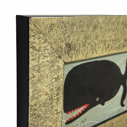 Steve Camps Original Framed Whale Painting