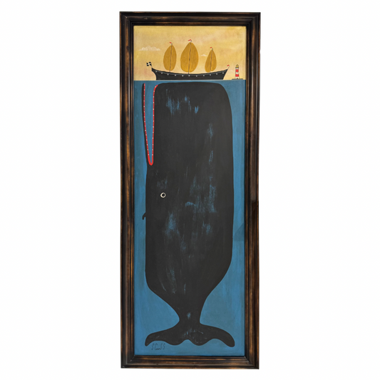 Steve Camps Original Framed Whale Painting