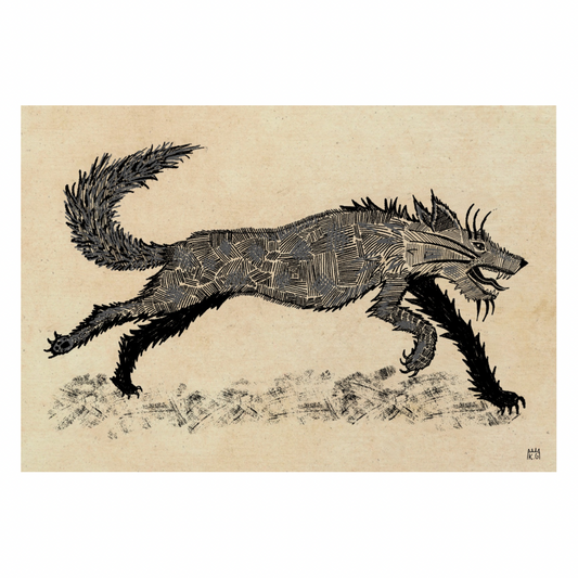 Katy Gusterson - Black Shuck - Fine Art Print
