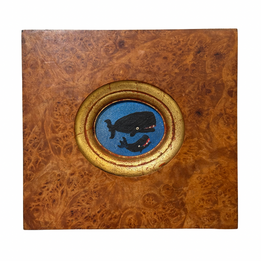 Steve Camps Original Framed Whale Painting