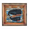 Steve Camps Original Framed Whale Painting