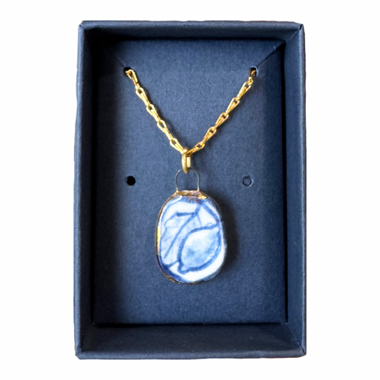 Eloise Rose Handmade Porcelain Pendant Necklace