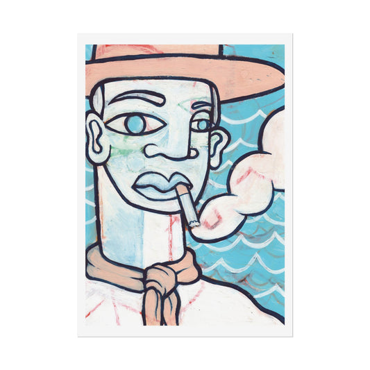 Vaughan Baker Fine Art Print of Painting • Smoke On The Water