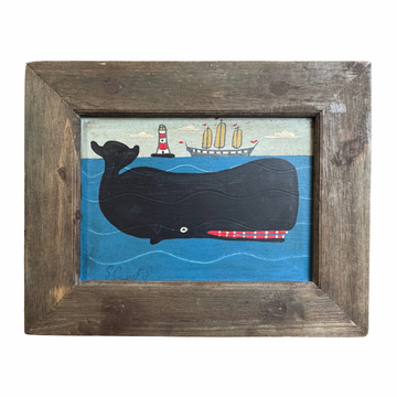 Steve Camps Original Framed Whale Painting