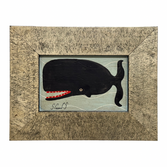Steve Camps Original Framed Whale Painting