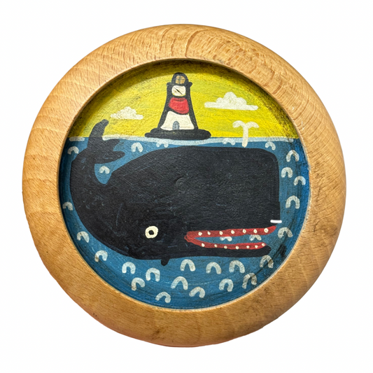 Steve Camps Original Framed Whale Painting