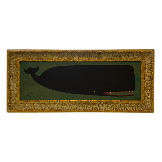 Steve Camps Original Framed Whale Painting