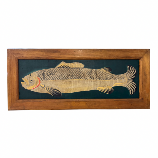 James Heslip Original Painting Wooden Frame