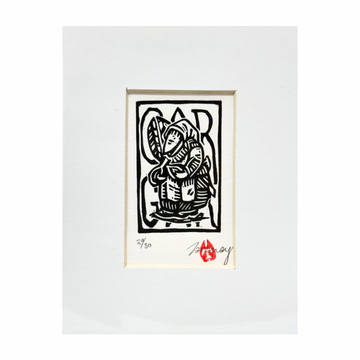 Tamsyn Swingler Original Linocut (Black)