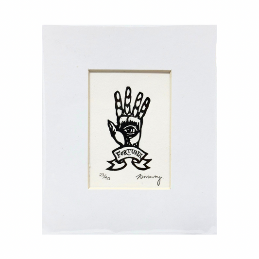 Tamsyn Swingler Original Lino Print (Black)
