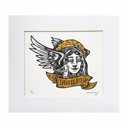 Tamsyn Swingler Original Lino Print