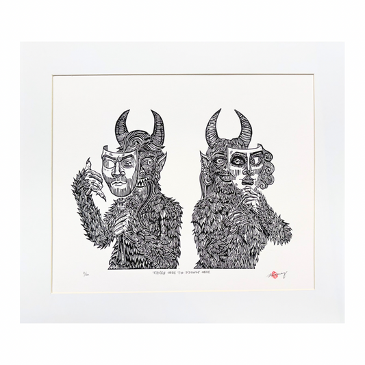 Tamsyn Swingler Original Lino Print