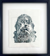 Zoe Cerys Original Framed Monotype • Woven