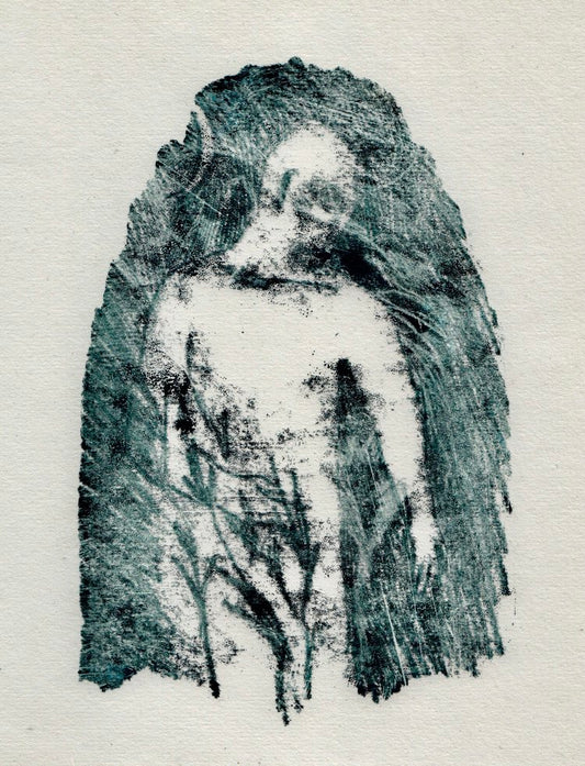 Zoe Cerys Original Framed Monotype • Forest