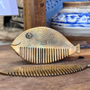Natasha Ratcliffe Hand Cast Bronze Fish Hair Comb