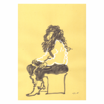 Georgie Bennett Original Life Drawing On Paper