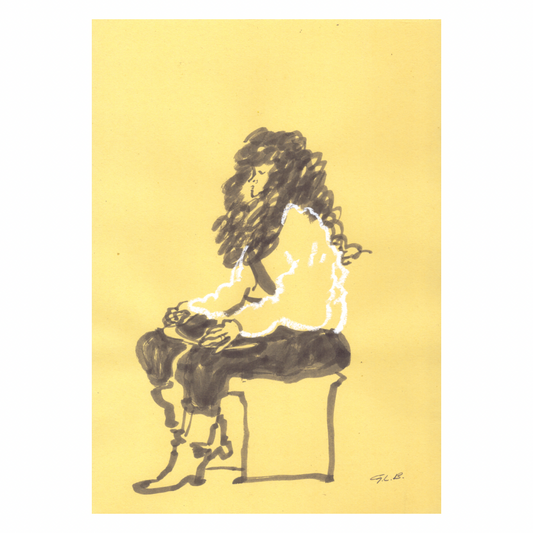 Georgie Bennett Original Life Drawing On Paper