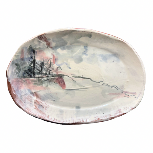 Eloise Rose Handmade Earthenware Platter