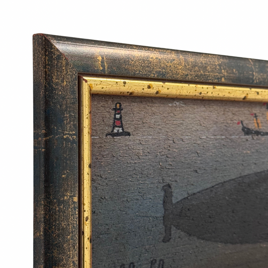 Steve Camps Original Framed Whale Painting