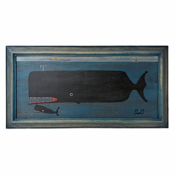 Steve Camps Original Framed Whale Painting