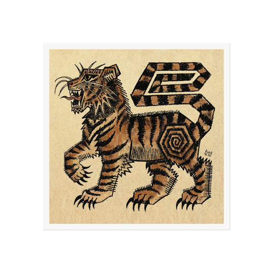 Katy Gusterson Fine Art Print • Medieval Tiger