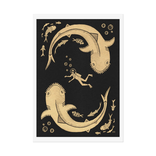 Katy Gusterson Fine Art Print • Sharks