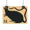 Tabby Booth Fine Art Print • M for Mouse