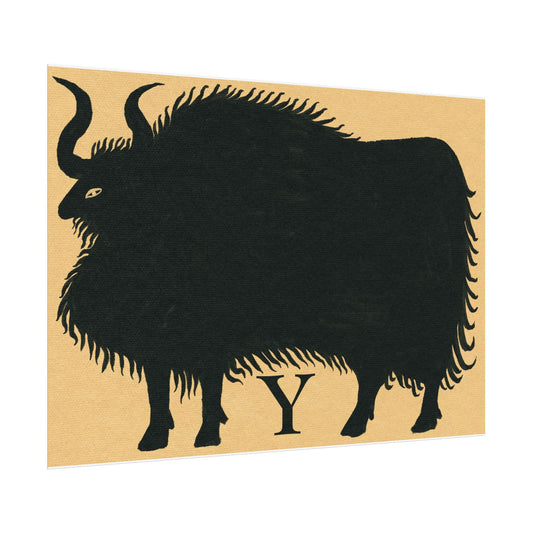 Tabby Booth Fine Art Print • Y for Yak