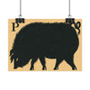 Tabby Booth Fine Art Print • P for Pig