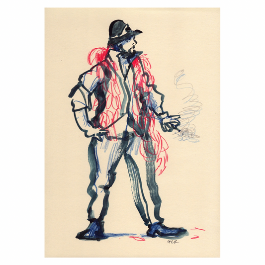 Georgie Bennett Original Life Drawing On Paper