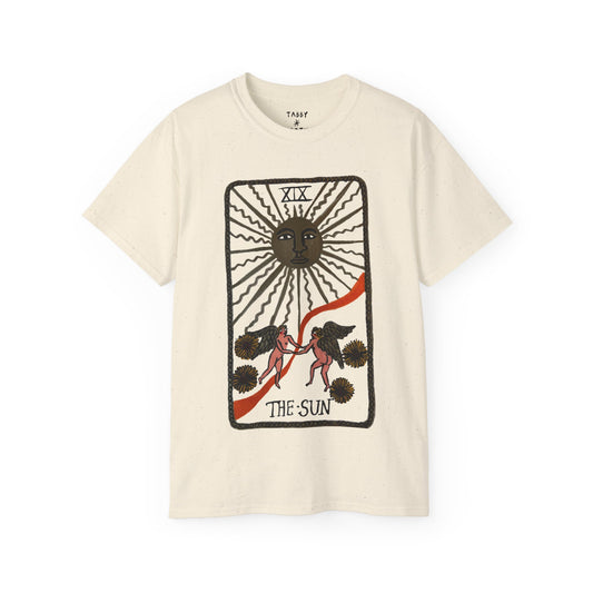 Tabby Booth Ultra Cotton Tarot Tshirt • The Sun