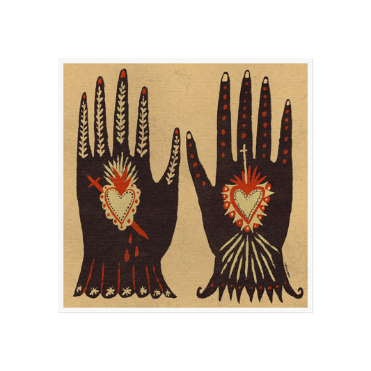 Tabby Booth Hands Fine Art Print