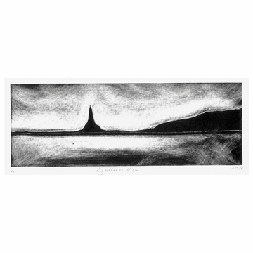 Niamh Spink ‘Lighthouse View’ Monotype