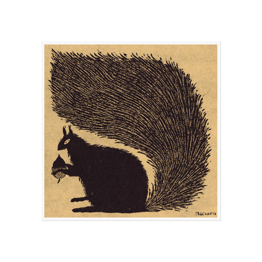 Tabby Booth Squirrel Fine Art Print