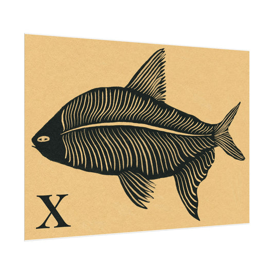 Tabby Booth Fine Art Print • X for X-Ray Fish