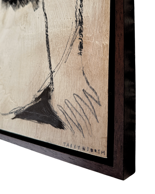 Tabby Booth Original Framed Painting 'WINTER HORAE III'