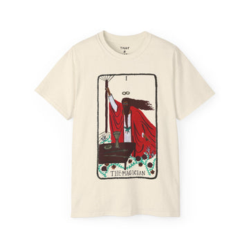 Tabby Booth Ultra Cotton Tarot Tshirt • The Magician