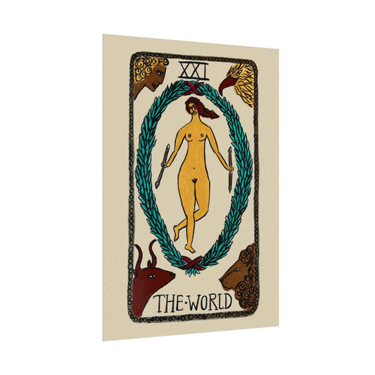 Tabby Booth Fine Art Tarot Print • The World