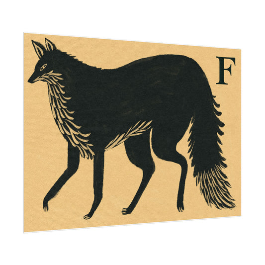 Tabby Booth Fine Art Print • F for Fox