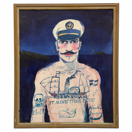 Gary Ray Smith X Chloe Woods Original Painting In Vintage Frame