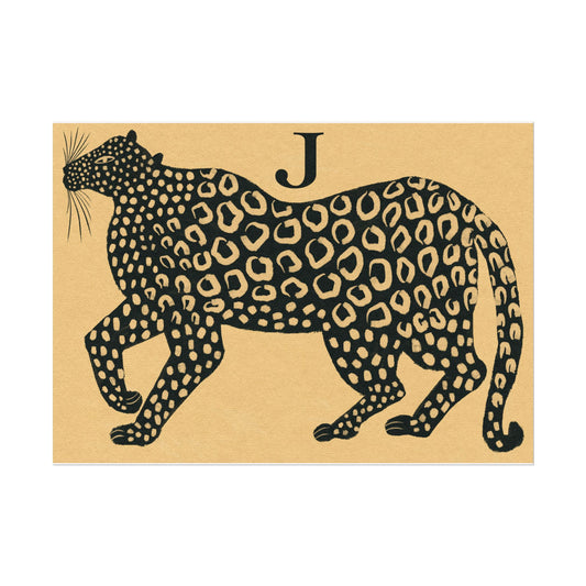 Tabby Booth Fine Art Print • J for Jaguar