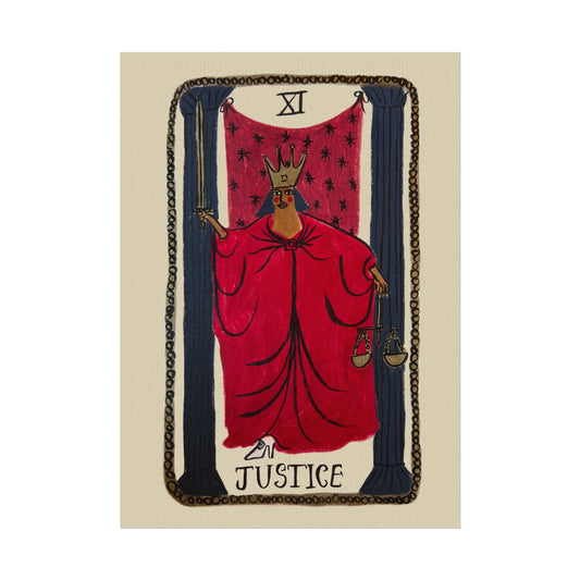 Tabby Booth Fine Art Tarot Print • Justice