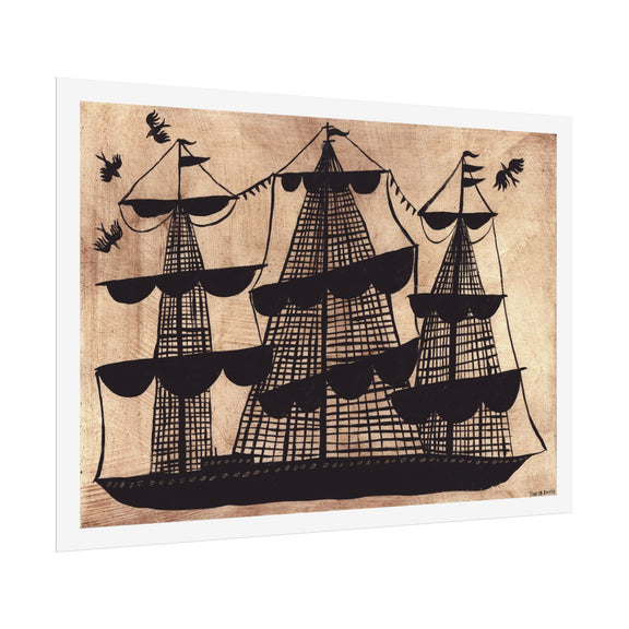 Tabby Booth Fine Art Print Of Painting SHIP 2 Sailors Jail Gallery tabby-booth-fine-art-print-of-painting-ship-2-sailors-jail-gallery