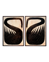 Tabby Booth Pair of Original SWANS Paintings