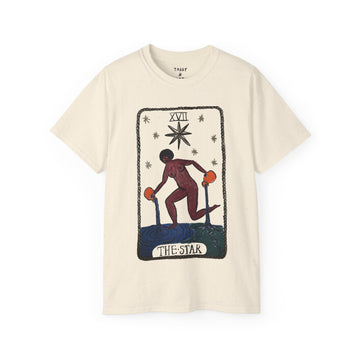 Tabby Booth Ultra Cotton Tarot Tshirt • The Star