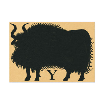 Tabby Booth Fine Art Print • Y for Yak